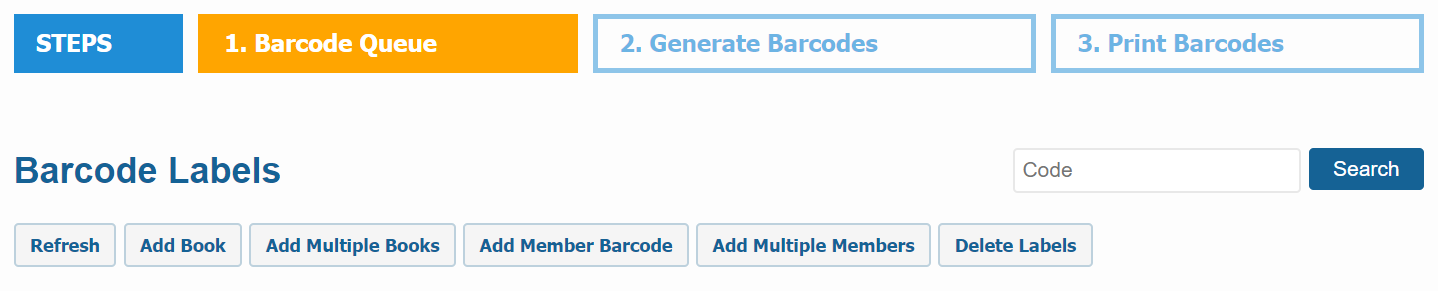 Barcode Labels barcode page
