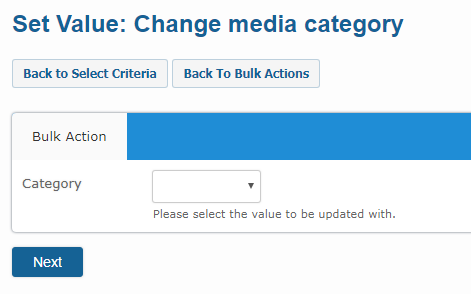 Bulk Actions after selection