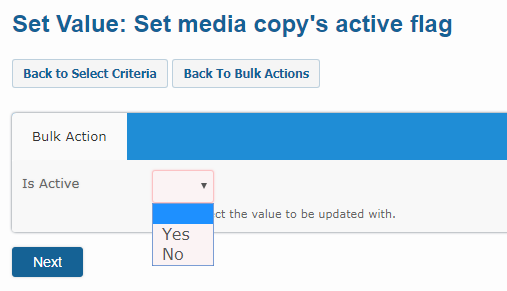Bulk Actions copys active flag