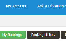 Member area booking history
