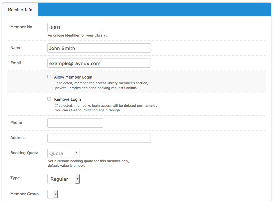Members edit form 2