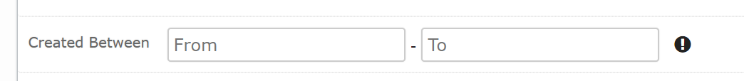 Bulk Actions created between